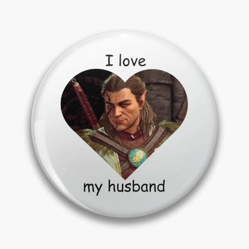 Ethnic Modern Fashion - I Love Halsin Pin Buttons Broches,