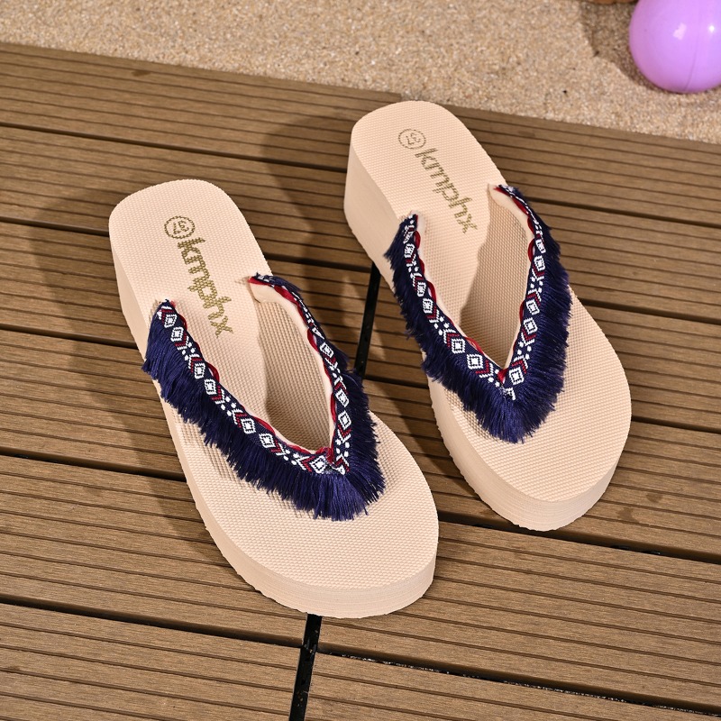Sandales compensées tendance p - Ethnic Modern Fashion avis et prix